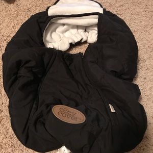 Cozy car seat cover-black